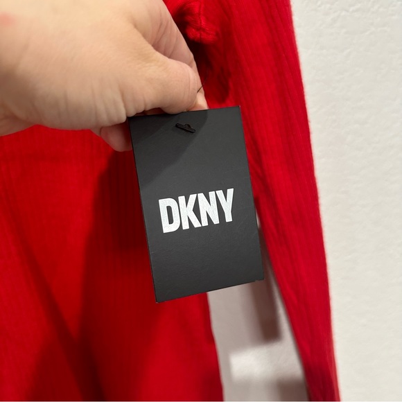 DKNY Women’s Scarlett Solid Ribbed Turtleneck Sweater - Picture 9 of 12